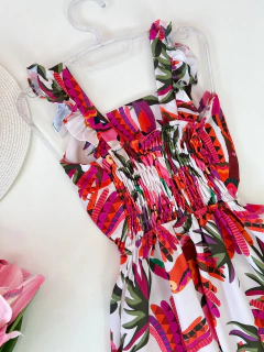 Vestido Longo Tropical na internet