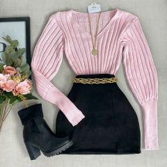 Blusa tricot Yasmim - comprar online