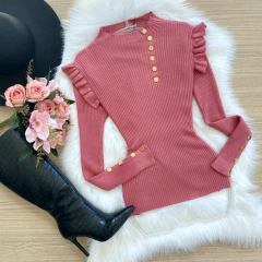 Blusa modal babado na internet