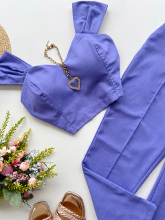 Conjunto linho roxo - comprar online