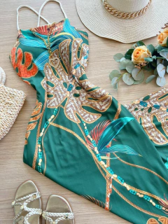 Vestido longo poliamida - buy online