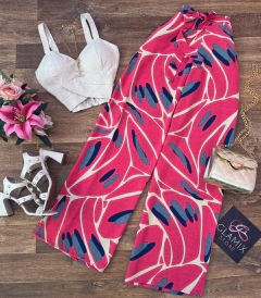 Calça Pantalona pink