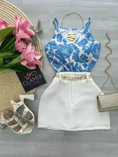 Saia shorts alfaiataria