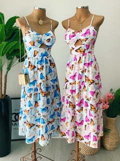 Vestido mídi borboletas (cópia) (cópia) - buy online