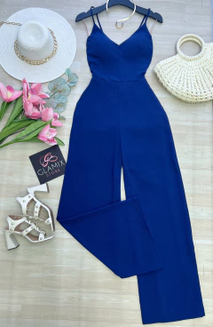 Macacão Sabrina azul marinho