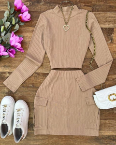 Conjunto canelado Lu