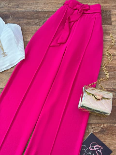 Calça Pantalona pink - comprar online