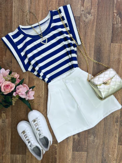 Saia/shorts alfaiataria - Glamix 