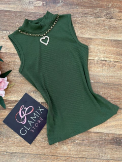 Blusa canelada gola regata na internet