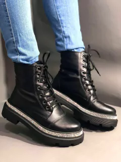 Coturno strass