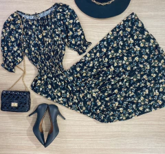 Vestido longo floral na internet