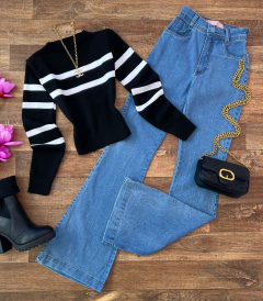 Calça jeans flare 002