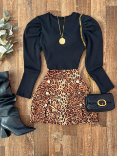 Saia/shorts Animal print