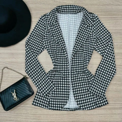 Blazer malha crepe