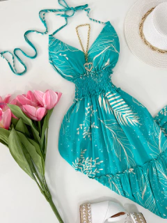 Vestido longo lastex - comprar online