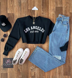 Calça wide leg jeans - comprar online