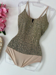 Body brilho dourado - comprar online