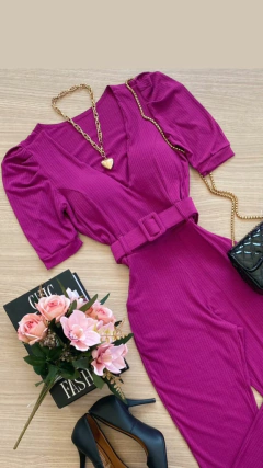 Macacão canelado - comprar online