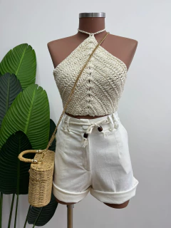 Cropped Crochê - comprar online