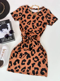 Vestido de amarrar malha - comprar online