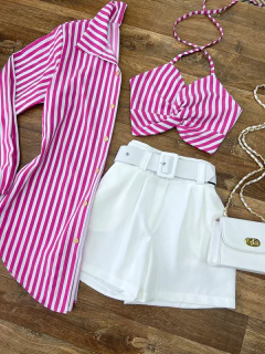 Conjunto Camisa e Cropped - comprar online