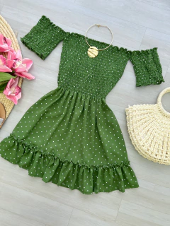 Vestido lastex poá - comprar online