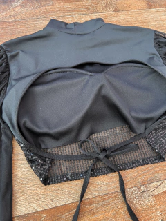Cropped Paête com tule - comprar online