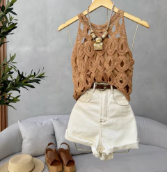 Imagem do Shorts jeans Off white