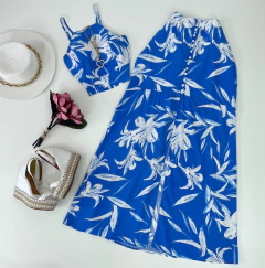 Conjunto botões azul