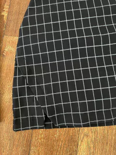 Saia shorts bengaline xadrez - Glamix 