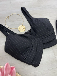 Conjunto alfaiataria risca de giz na internet