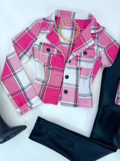 Jaqueta xadrez flanelada - Glamix 