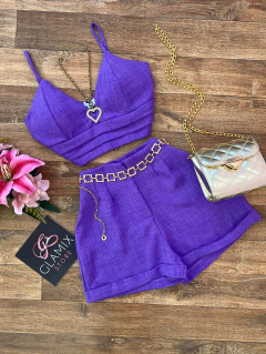 saia shorts linho (cópia) - Glamix 
