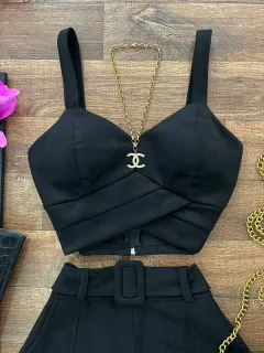 Cropped suede - comprar online