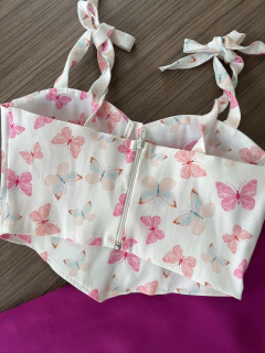 Corset premium borboletas na internet