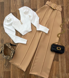 Calça pantalona alfaiataria - comprar online