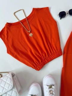 Conjunto moletinho coral - comprar online