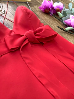 Macaquinho alfaiataria vermelho - comprar online