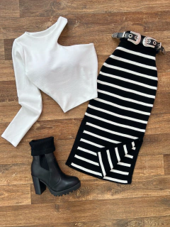 Saia MIDI tricot listrada 002