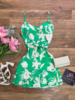 Vestido de amarrar Verde