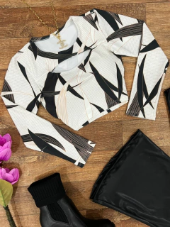 Crooped estampado - comprar online