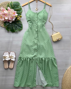 Vestido Midi poá