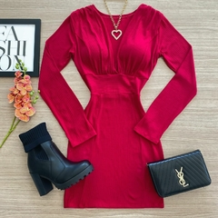 Vestido canelado