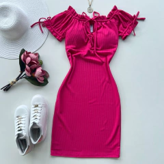Vestido ombro a ombro