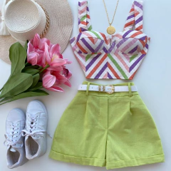 Shorts de linho (cores) - comprar online