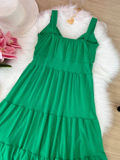 Vestido Laço verde na internet
