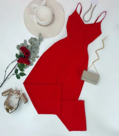 Macacão Júlia vermelho