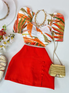 Cropped manga princesa - comprar online
