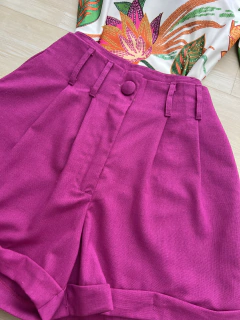Shorts Linho fúcsia - comprar online