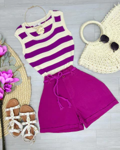 Shorts Linho c/ elastano (importado) - comprar online